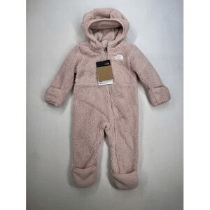The North Face Infants' Campshire Fleece One-Piece Pink Moss 18-24M NWT
